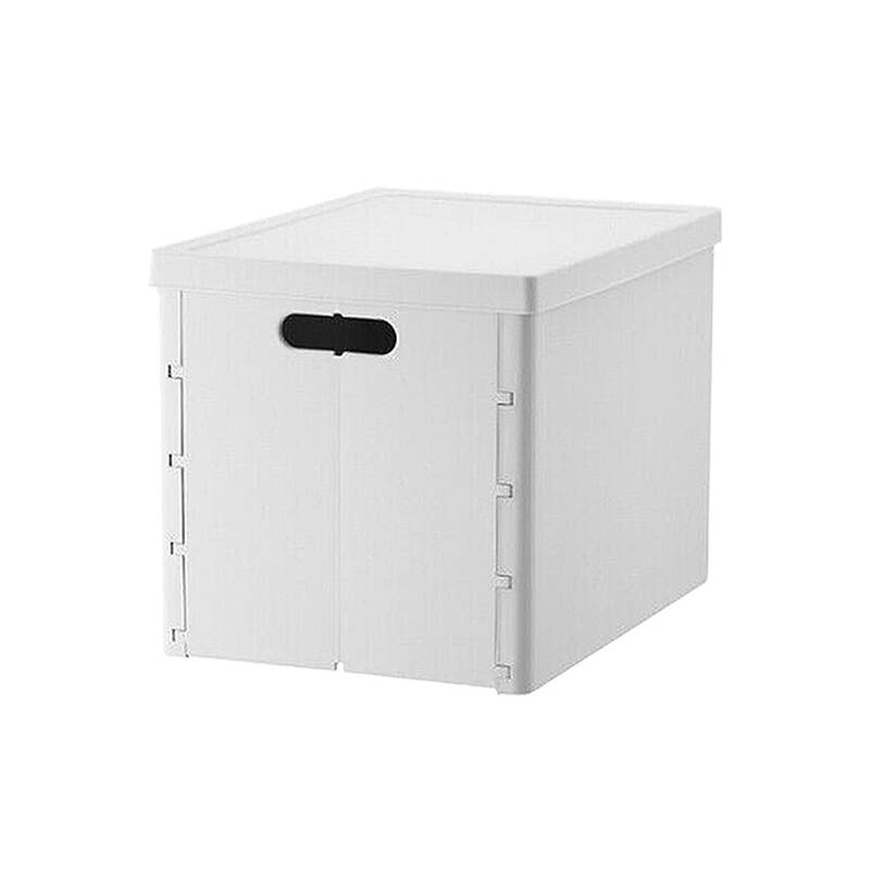 Thùng nhựa đựng đồ gấp gọn LocknLock Foldable Storage Box 42L - Màu trắng INP2000, , large image number null